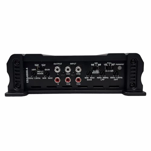 Orion Cobalt Series CBA4500.4 High Efficiency 4-Channel Class A/B Amplifier for Car Audio Stereo - 4500W High Output, 2/4 Ohm Stable, Adjustable Low/High Pass, Bass Boost, MOSFET Power Supply