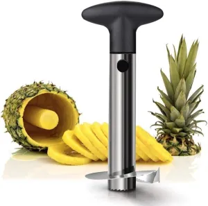 OXO Good Grips Stainless Steel Pineapple Corer & Slicer,Silver/Black