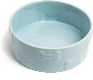 Park Life Designs Pet Bowl | Manor (Large, Blue)