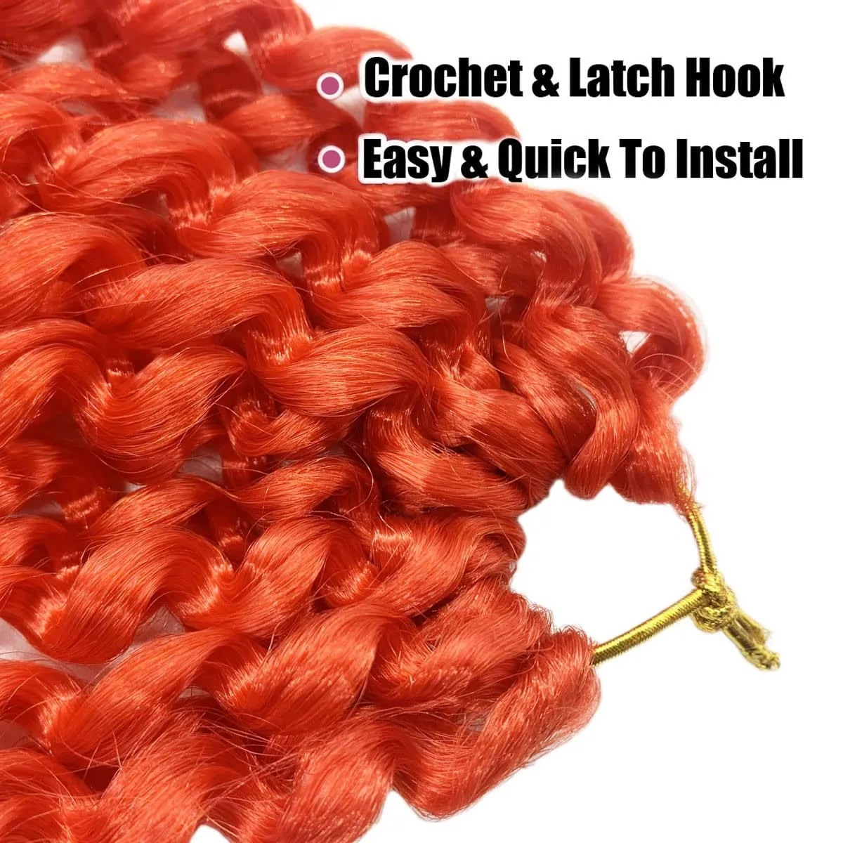 Passion Twist Hair, 30 Inch 7 Packs Bright Red Water Wave Crochet Hair,Wrap Braiding Hair For Passion Twist Crochet Hair/Butterfly Locs/Spring Twist Crochet Braids Boho Hair Extension (30in,Red#)