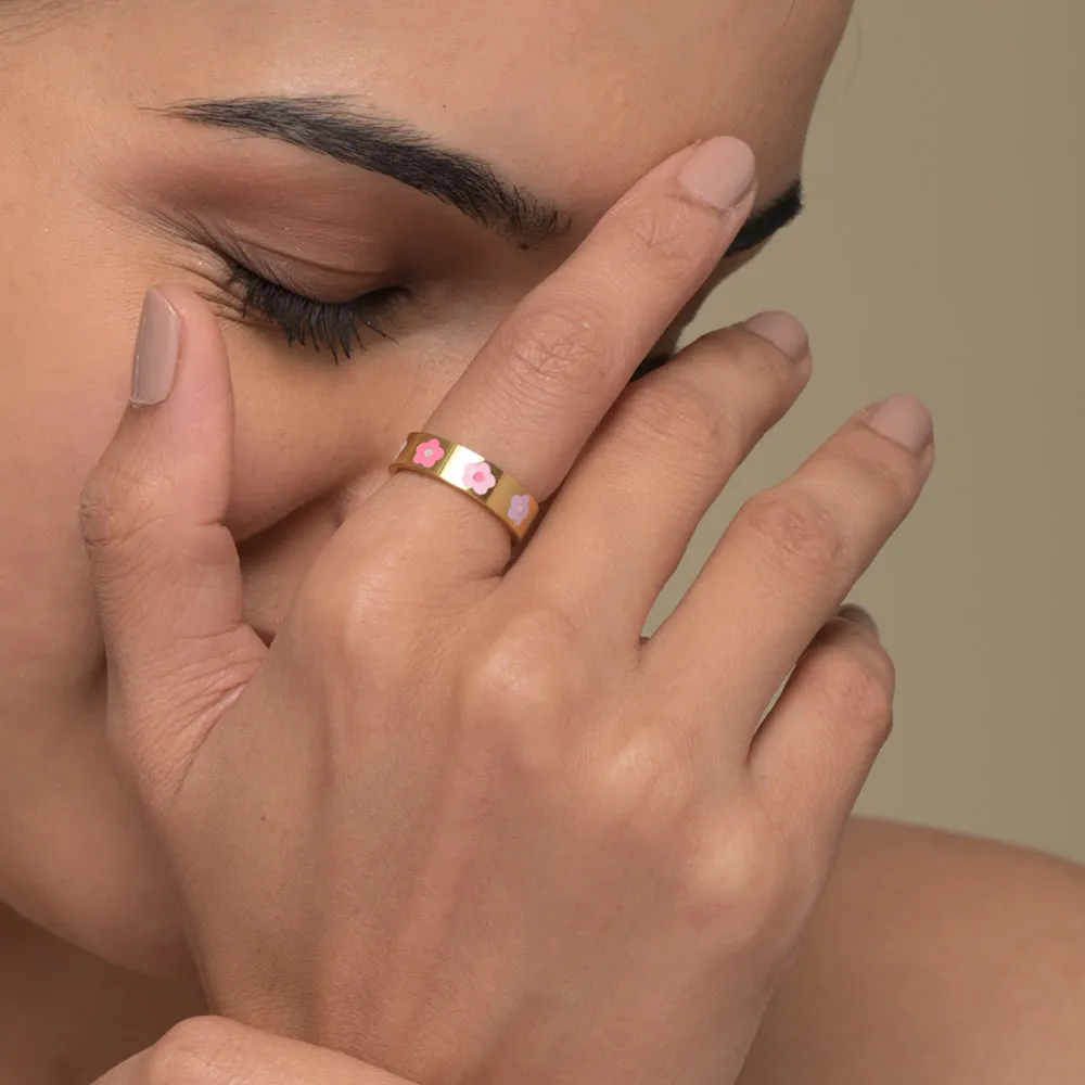 Pastel Flower Ring