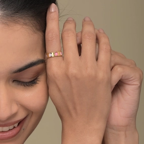 Pastel Flower Ring