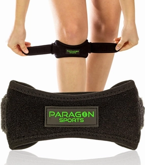 Patella Knee Strap for Running, Fitness, Stairs Climbing/Adjustable Patellar Tendon Support Band for Basketball, Athletics Pain Relief Brace for Jumper's Knee and Chondromalacia