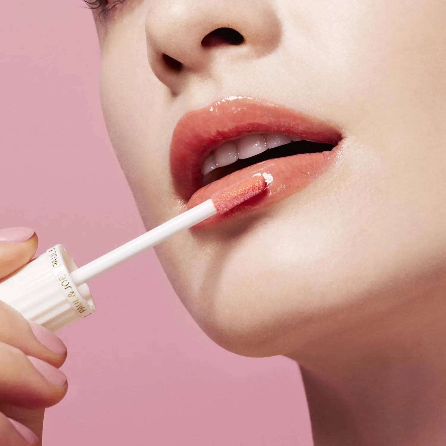 PAUL & JOE Glossy Rouge 05 Fairy flake, Orange – High Gloss Liquid Lipstick, Plumping & Hydrating, Radiant Shine, Non-Sticky Cushion Finish, 0.35 oz