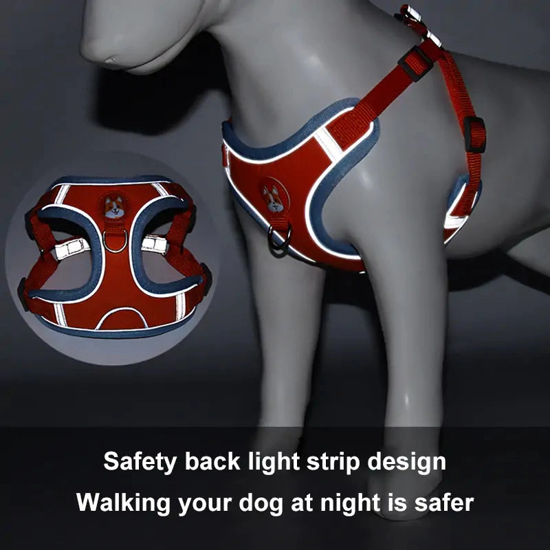 Pet Adjustable Harness with Leash Set