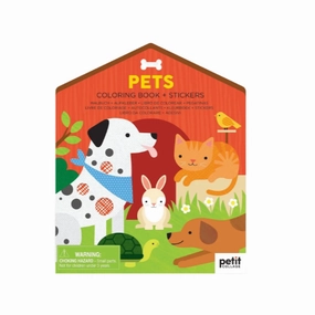 Pets Coloring Book   Stickers