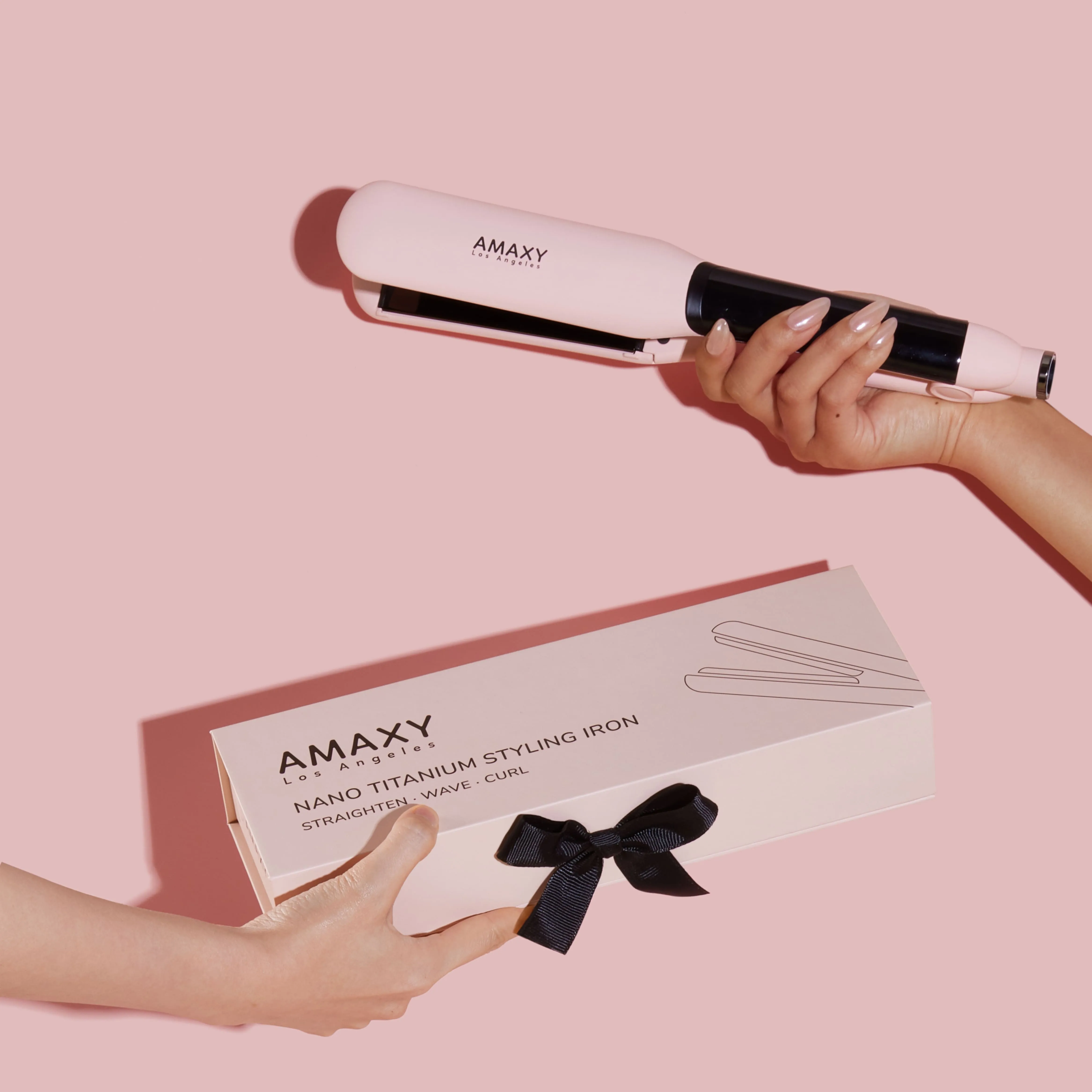 pink holiday hair tool collection