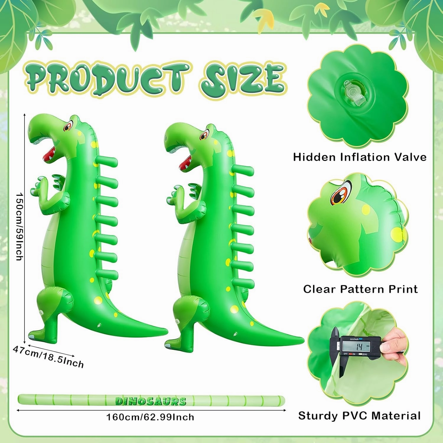 Poen Inflatable Limbo Game Summer Inflatable Limbo Party Game for Kids Adults Family Carnival Stick for Indoor Outdoor Beach Pool Themed Party Favors Holiday Activities Supplies