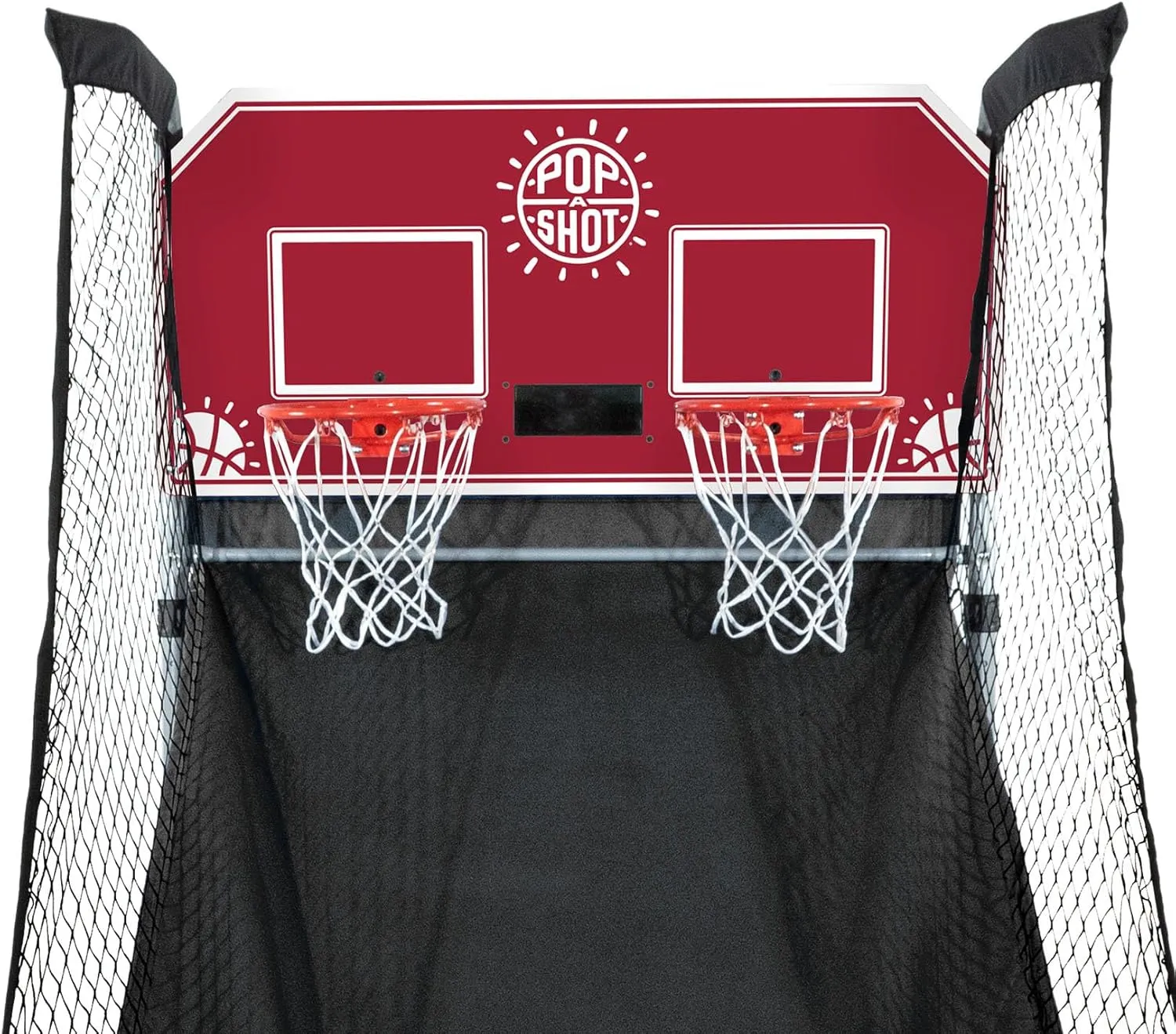 Pop-A-Shot - Home Dual Shot | Arcade Basketball Game for Home | Sensor Scoring Hoop, 16 Game Modes, 7 Balls | Foldable for Easy Storage | Fun for All Players