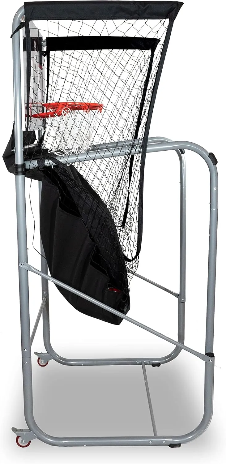 Pop-A-Shot - Home Dual Shot | Arcade Basketball Game for Home | Sensor Scoring Hoop, 16 Game Modes, 7 Balls | Foldable for Easy Storage | Fun for All Players