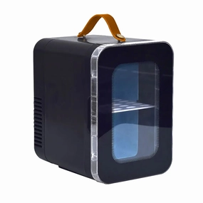 Portable 5L Mini Fridge/Warmer with Cold & Hot Functions, 12V Car & 110V Home Power   Handle