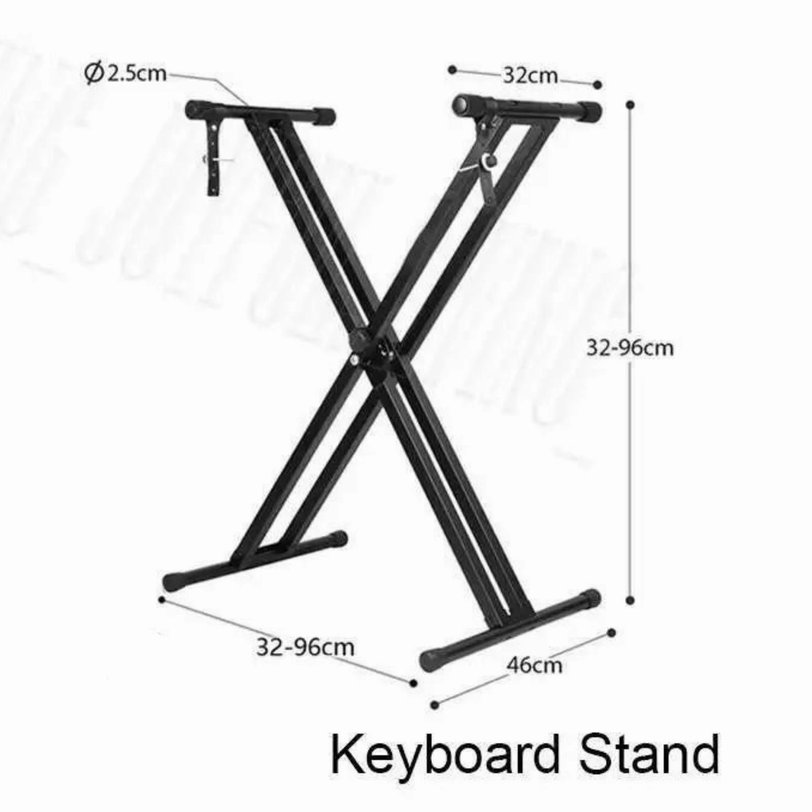 Portable Melodic Piano Keyboard Stand Adjustable