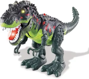PowerTRC Walking T-Rex Dinosaur Toy for Kids | LED Lights and Realistic Dinosaur Sounds | Fun Prehistoric Educational Toy
