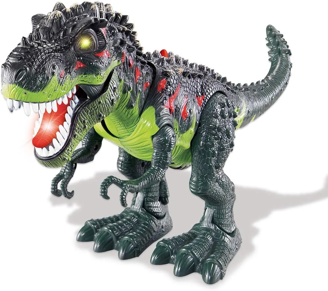 PowerTRC Walking T-Rex Dinosaur Toy for Kids | LED Lights and Realistic Dinosaur Sounds | Fun Prehistoric Educational Toy