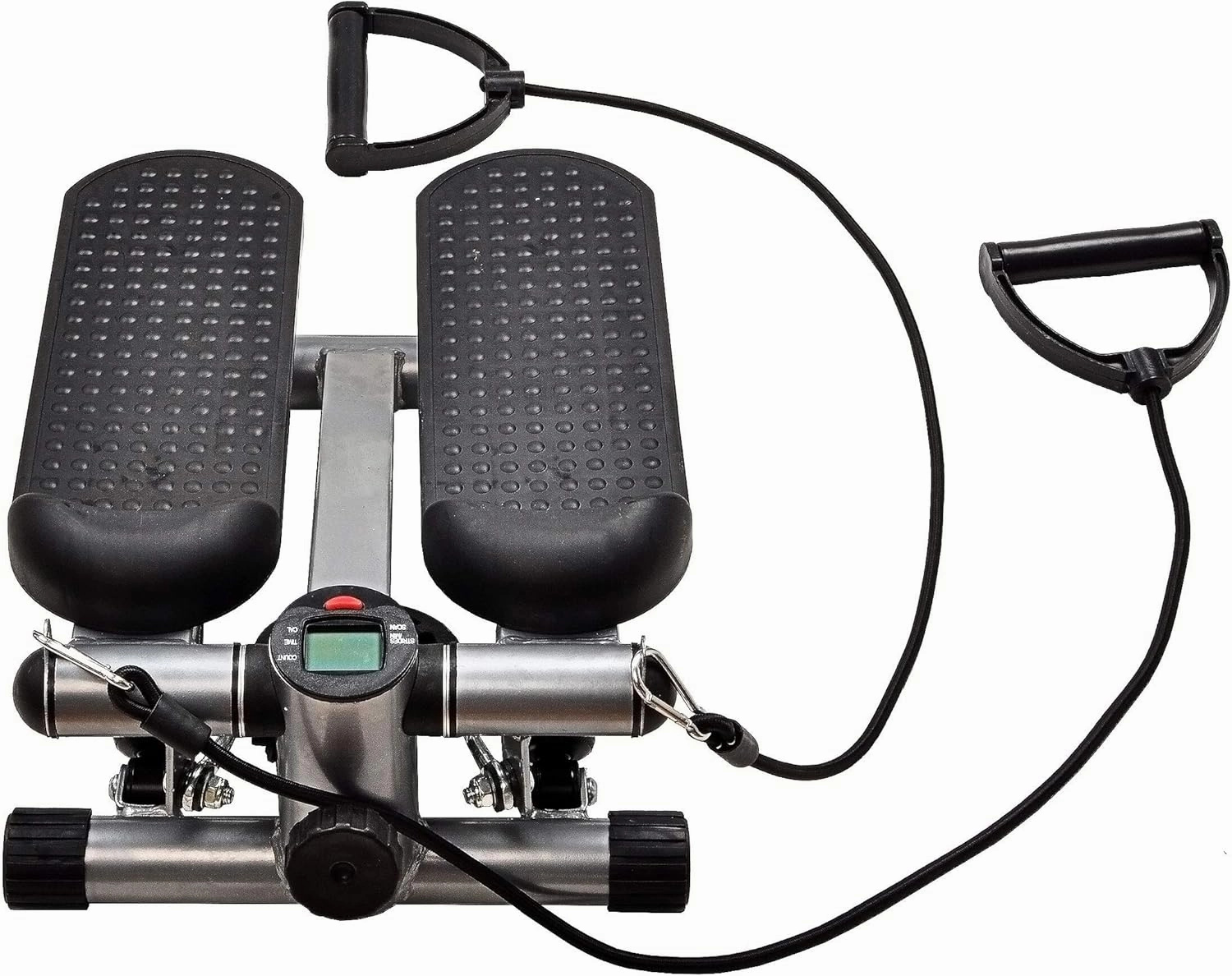 Pre-Assembled Adjustable Mini Stepper Stair Stepper Stepping Machine with Resistance Bands