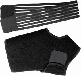 Pressurizable Ankle Support Adjustable Straps Ankle Guard for Football Soccer Sports for Men Women Comfort