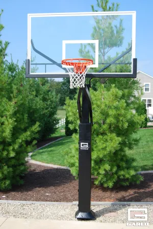 Pro Jam Adjustable Basketball Hoop with Glass Board