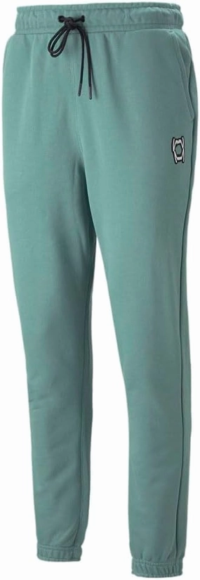 PUMA Mens Pivot Emb Sweatpants Casual - Green - Size M