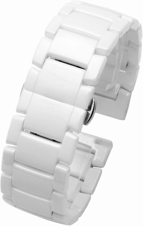 Quick Release Ceramic Watch Strap 20mm 22mm Universal Replacement Wristband for Men Women
