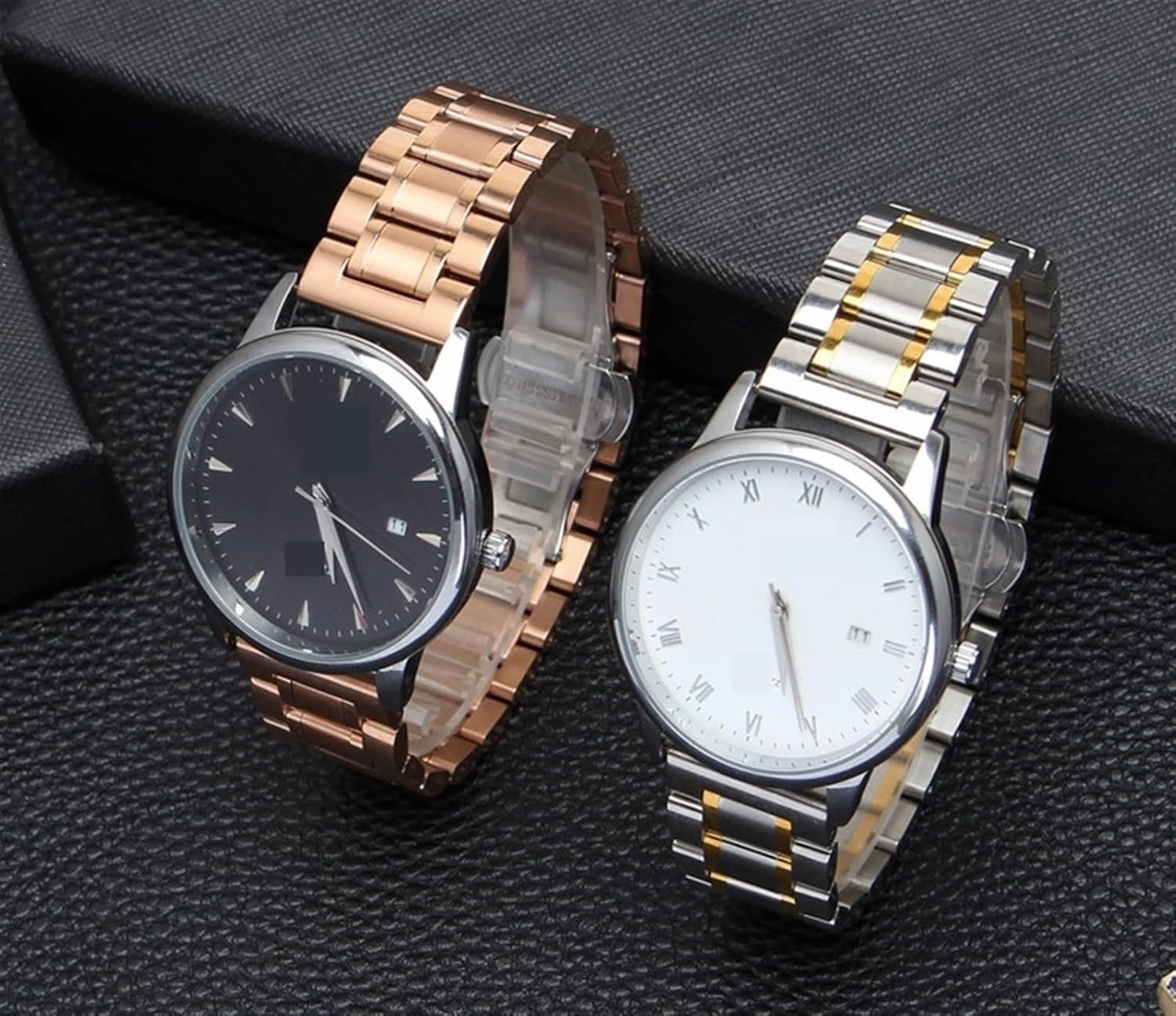Quick-release Stainless Steel Metal Watch Strap 12-24mm Unisex Wristband Replacement Strap Smart Watches Quartz Watches