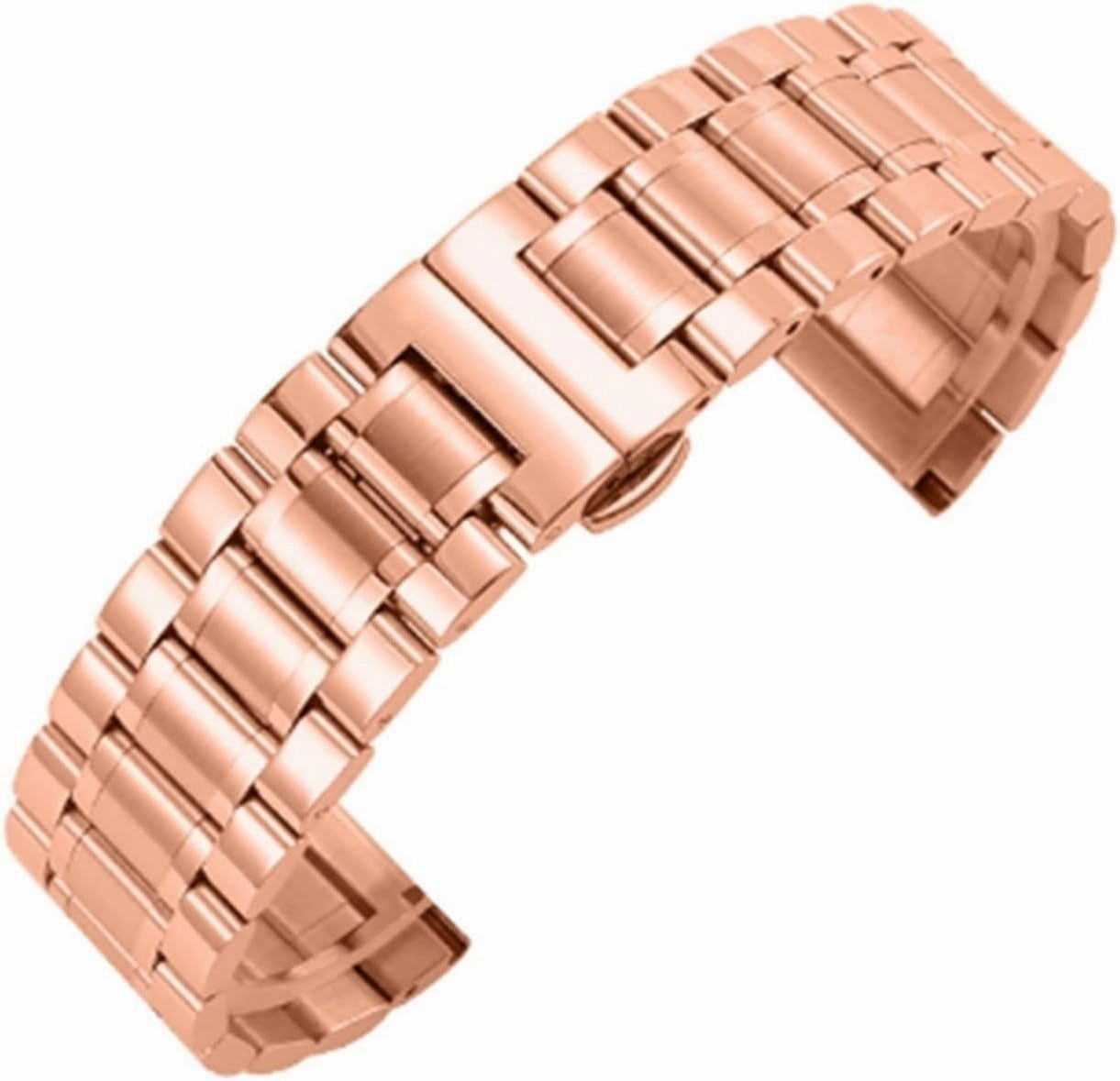 Quick-release Stainless Steel Metal Watch Strap 12-24mm Unisex Wristband Replacement Strap Smart Watches Quartz Watches