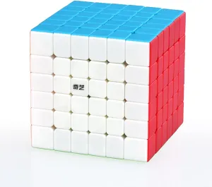 QY Qifan S 6x6 Stickerless Bright Magic Cube MoFangGe Qifan S 6x6x6 Speed Cube Puzzle Game Toys