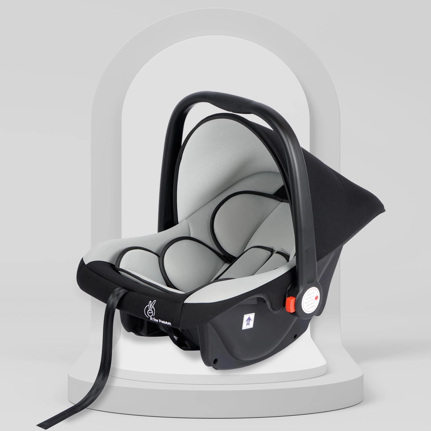 R for Rabbit Picaboo Baby Carry Cot, 4 in 1 Multi Purpose Kids, Car Seat, Rocker