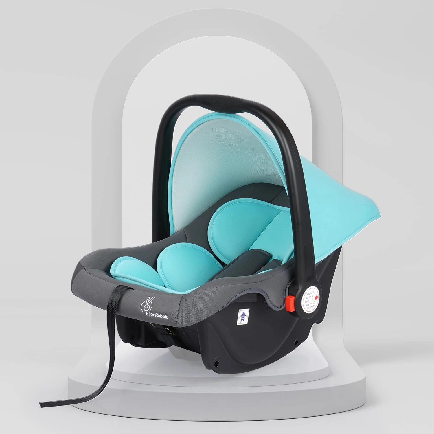 R for Rabbit Picaboo Baby Carry Cot, 4 in 1 Multi Purpose Kids, Car Seat, Rocker
