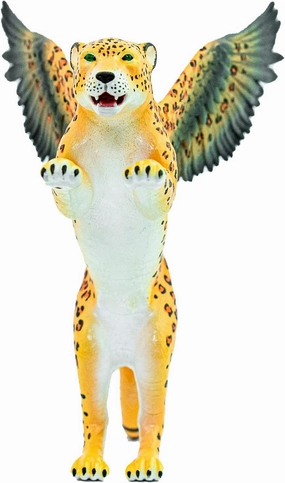 Randimals Leopard Figurine Toy Eagle Wings 5”, Premium Hard Rubber Animal Action Figure Toy, Hybrid Friend Encourages Adventure & Imagination