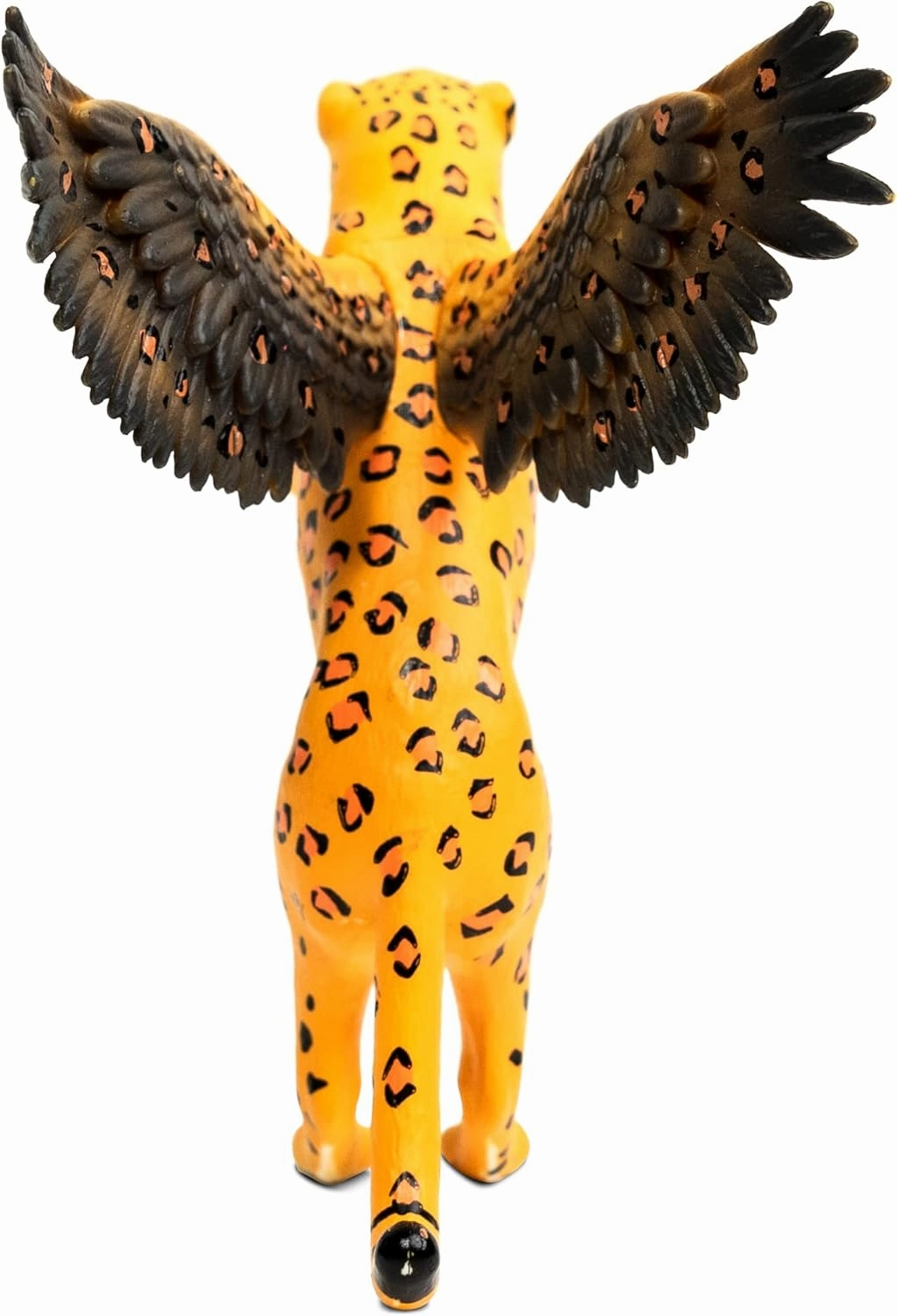 Randimals Leopard Figurine Toy Eagle Wings 5”, Premium Hard Rubber Animal Action Figure Toy, Hybrid Friend Encourages Adventure & Imagination