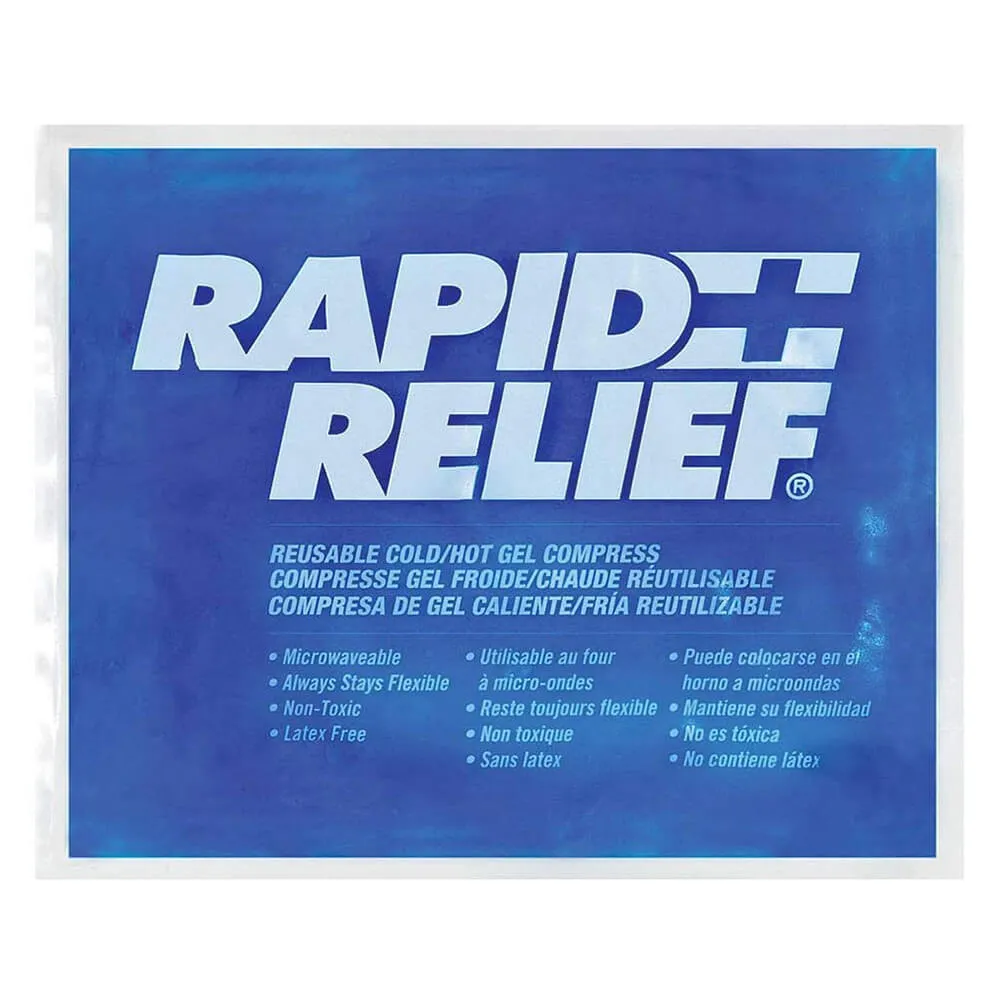 Rapid Relief Reusable Cold/Hot Gel Pack Compress