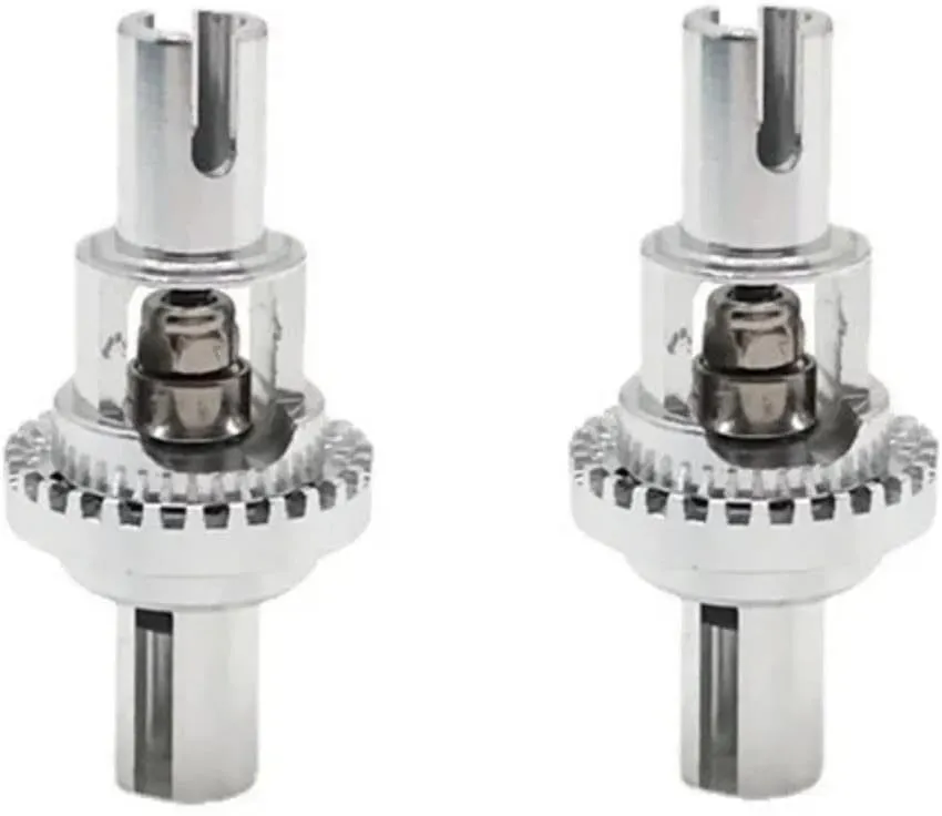 RC Accessories for Wltoys 284131 K969 K979 K989 K999 P929 P939 for Mini-Q for AWD for IW04M for AMZ 1/28 RC Car Upgrades Parts Metal Adjustable Differential(Silver)