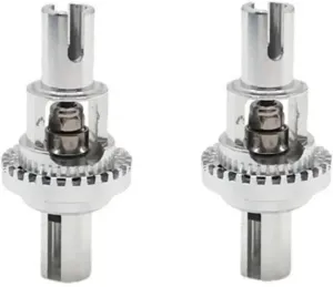 RC Accessories for Wltoys 284131 K969 K979 K989 K999 P929 P939 for Mini-Q for AWD for IW04M for AMZ 1/28 RC Car Upgrades Parts Metal Adjustable Differential(Silver)
