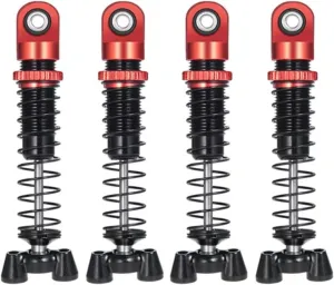 RC Car Shock Absorber Compatible With Kyosho For Jimny 1/18 For MINI-Z 4×4 For Wrangler 1/24 RC Car Parts 4Pcs 37 45mm Adjustable Shock Absorber Damper(4Pcs 45mm)
