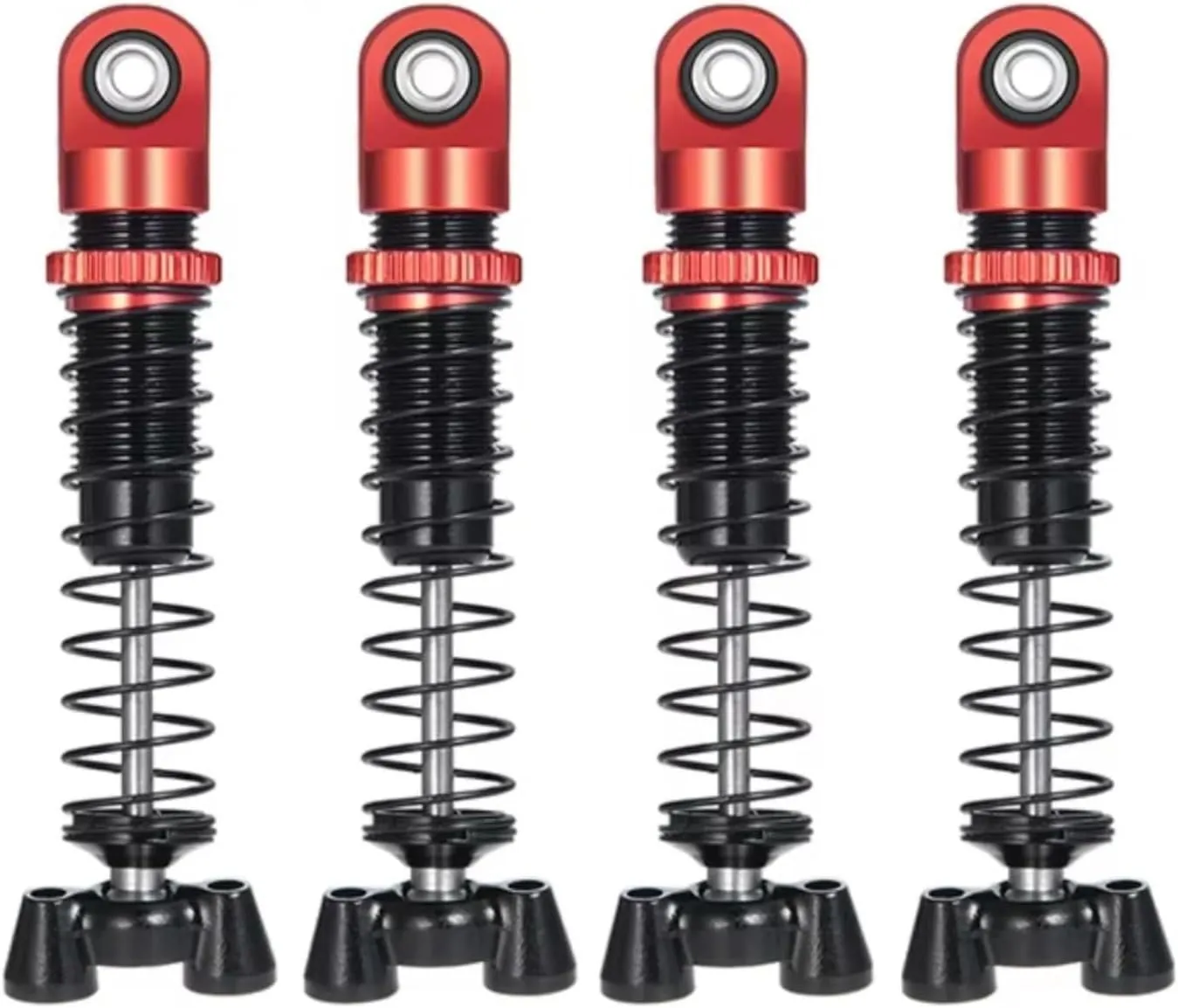 RC Car Shock Absorber Compatible With Kyosho For Jimny 1/18 For MINI-Z 4×4 For Wrangler 1/24 RC Car Parts 4Pcs 37 45mm Adjustable Shock Absorber Damper(4Pcs 45mm)