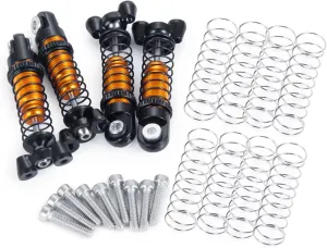 RC Car Shock Absorber Compatible With Kyosho For Jimny 1/18 For MINI-Z For Wrangler For Hilux 1/24 RC Car Parts 4Pcs 37 45mm Adjustable Shock Absorber Damper(4Pcs 37mm)