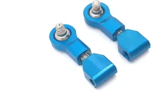RC Car Upgrade Part for Mini-Q8 for Mini-Q9 1/28 Metal Upgrade Modification Adjustable Upper for Swing Arm Remote Control Crawler Car Upgrade Parts Accessories(Blue)