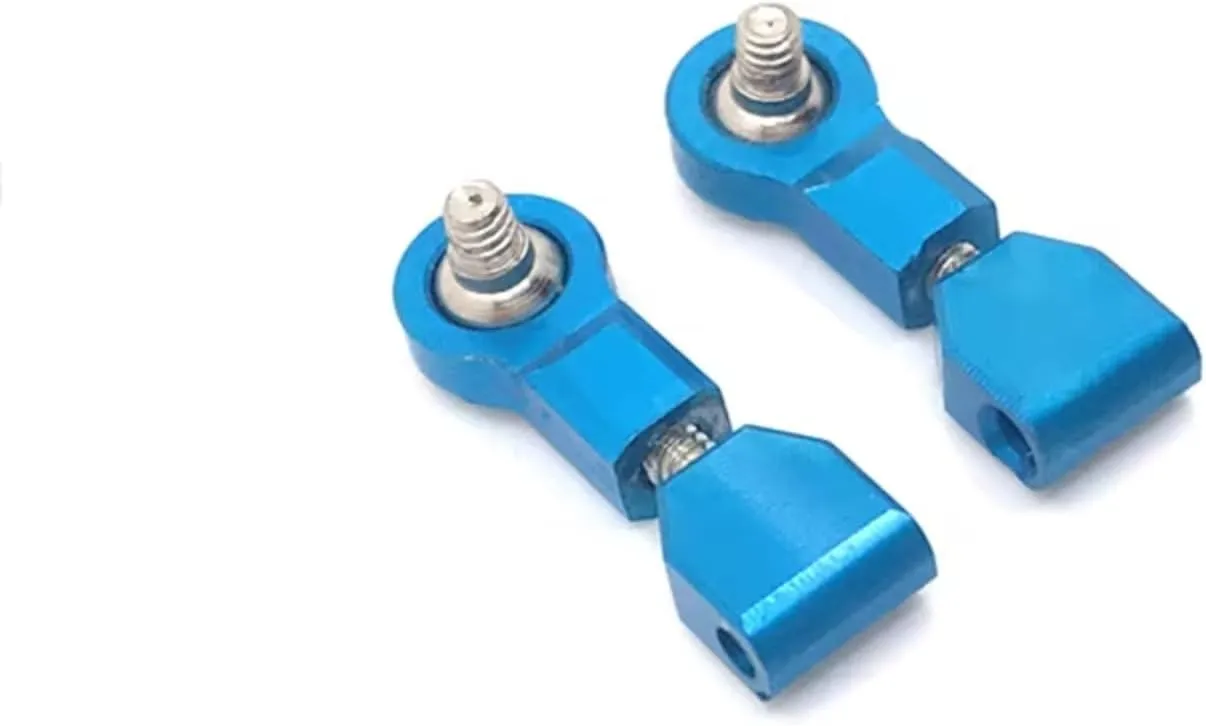 RC Car Upgrade Part for Mini-Q8 for Mini-Q9 1/28 Metal Upgrade Modification Adjustable Upper for Swing Arm Remote Control Crawler Car Upgrade Parts Accessories(Blue)