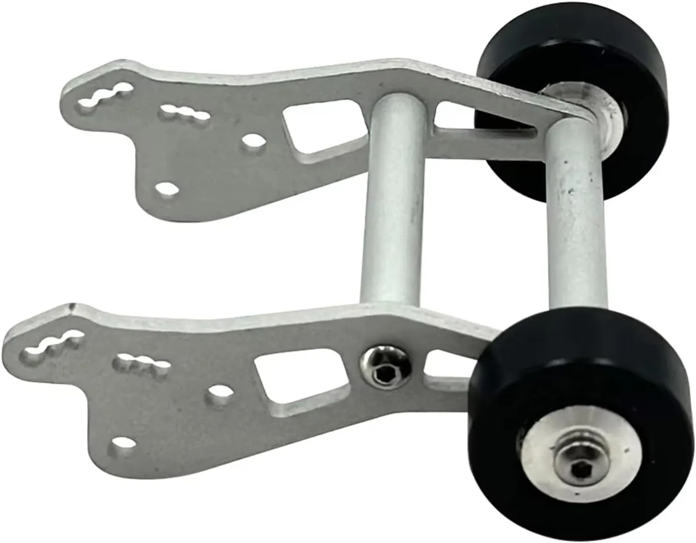 RC Cars Crawler Parts Compatible with Losi for Mini for LMT Adjustable Metal Wheelie Bar Anti Roll Wheel Aluminium 1/18 Rc Crawler Car Accessories Upgrade Parts(Silver)
