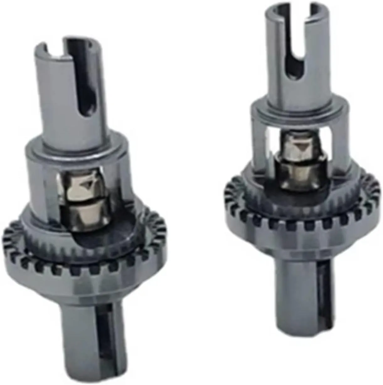 RC Repair Parts Compatible with Wltoys 284131 K969 K989 P929 for MINI-Q for AWD 1/28 RC Car Upgrade Parts 2Pcs Metal Adjustable Differential