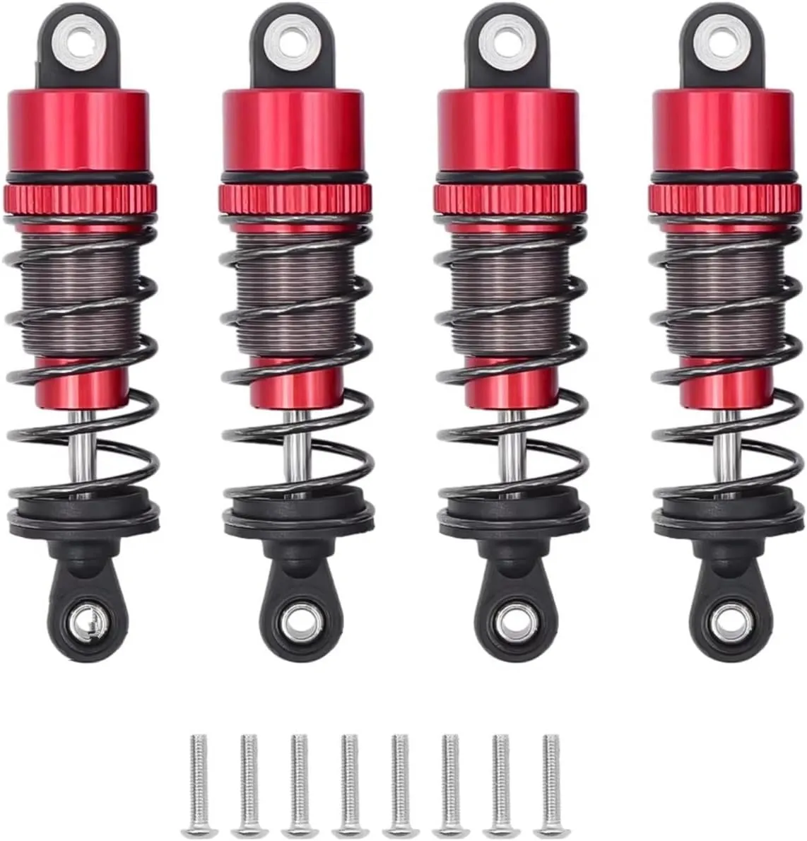 Rc Shock Absorber For Hyper Go For MJX 14209 14210 H14BM 4pcs 62mm Metal Shock Absorber Rc Car Tracked Vehicle Parts And Accessories Upgrade Replacement Use