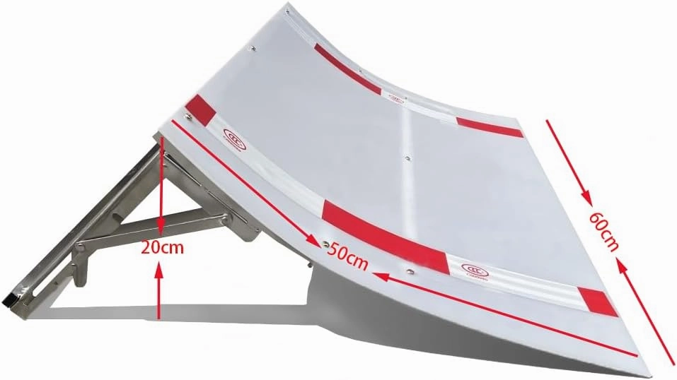 RC Car Jump Ramp RC Car Takeoff Board RC Stunt Playset for 1/5 1/10 1/12 1/14 1/16 RC Car (50 * 60 * 20cm)