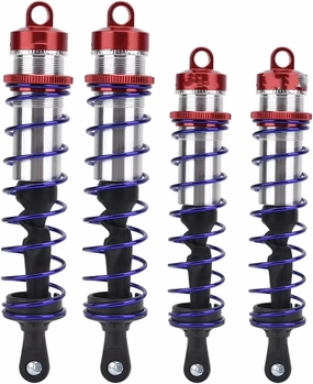 Rc Car Shock Absorber For Hpi For Zd 1/8 4pcs Metal Oil Pressure Adjustable Front Shock Damper Rear Shock Damper RC Car Parts Accessories Upgrade Replacement Use