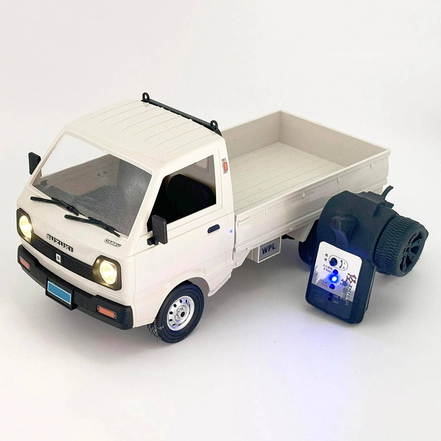 RC Kei Truck WPL D14 RC Car Off Road RTR Suzuki 1/10 Scale Remote Control Kei Truck RC Drift Car 4x4 2.4 GHz 280 Motor Fully Proportional Carry Vehicle Revised Chassis 4WD Hobby Toy Adult