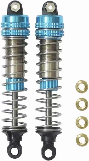 Rc Shock Absorber For Gptoys S911 S912 9115 9116 9120 9125 1/10 Adjustable Metal Shock Absorber Damper For Fit RC Car Parts Truck Crawler Parts Replacement Use(Blue)