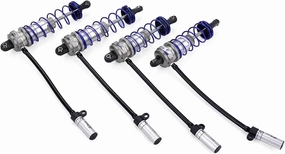 RC Spare Part Compatible With ZD For Racing For Axial For TRX4 1/10 RC Car Parts Truck Crawler Adjustable Shock Absorber Rear Damper Suspension(Gray)