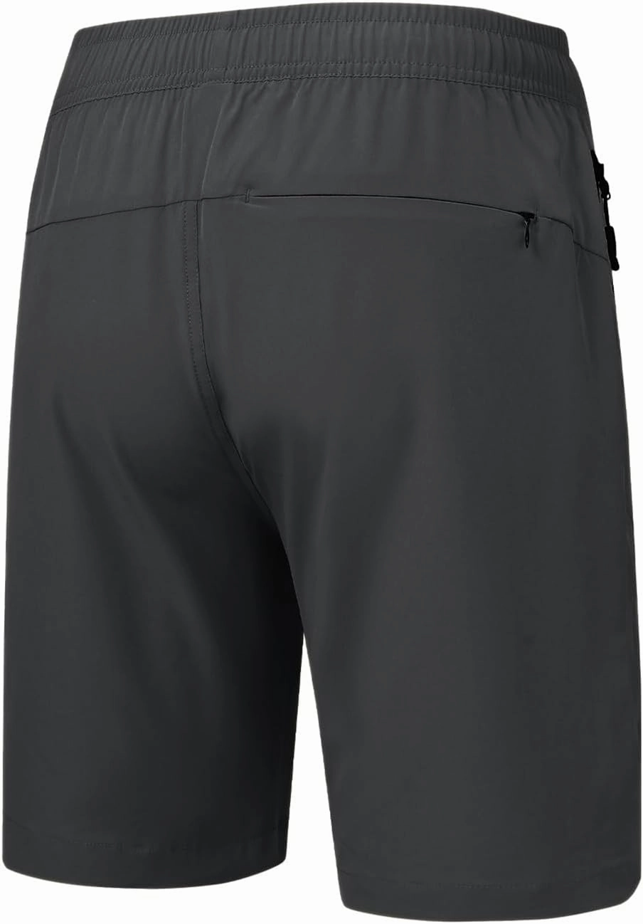 Rdruko Men's Hiking Shorts with Zipper Pockets 7'' Lightweight Quick Dry Workout Shorts Running Athletic Shorts