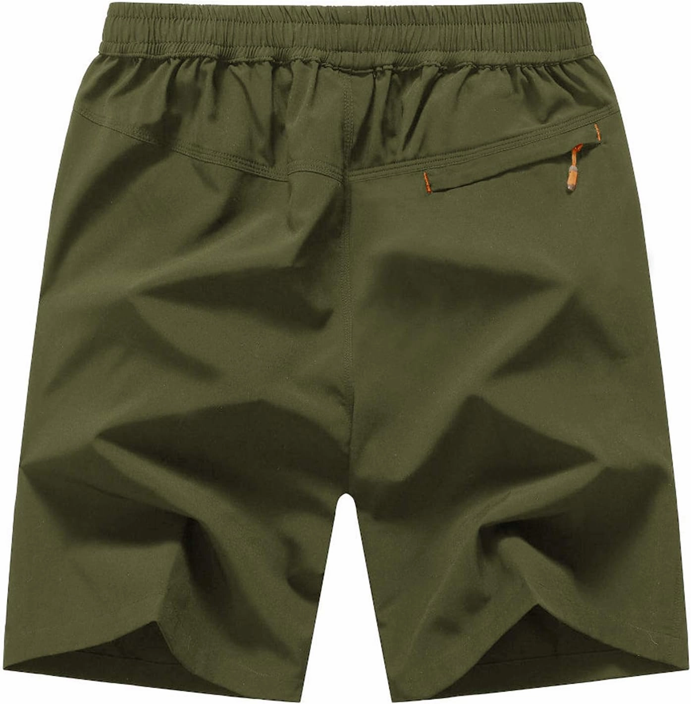 Rdruko Men's Quick Dry Hiking Shorts Lightweight Running Gym Outdoor Active Shorts with Zipper Pockets
