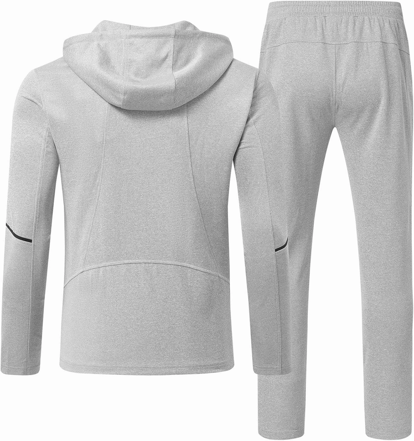 Rdruko Men's Track Suits 2 Piece Set Sweatsuits Jogging Workout Gym Warm Up Sportswear Suits with Hoodie
