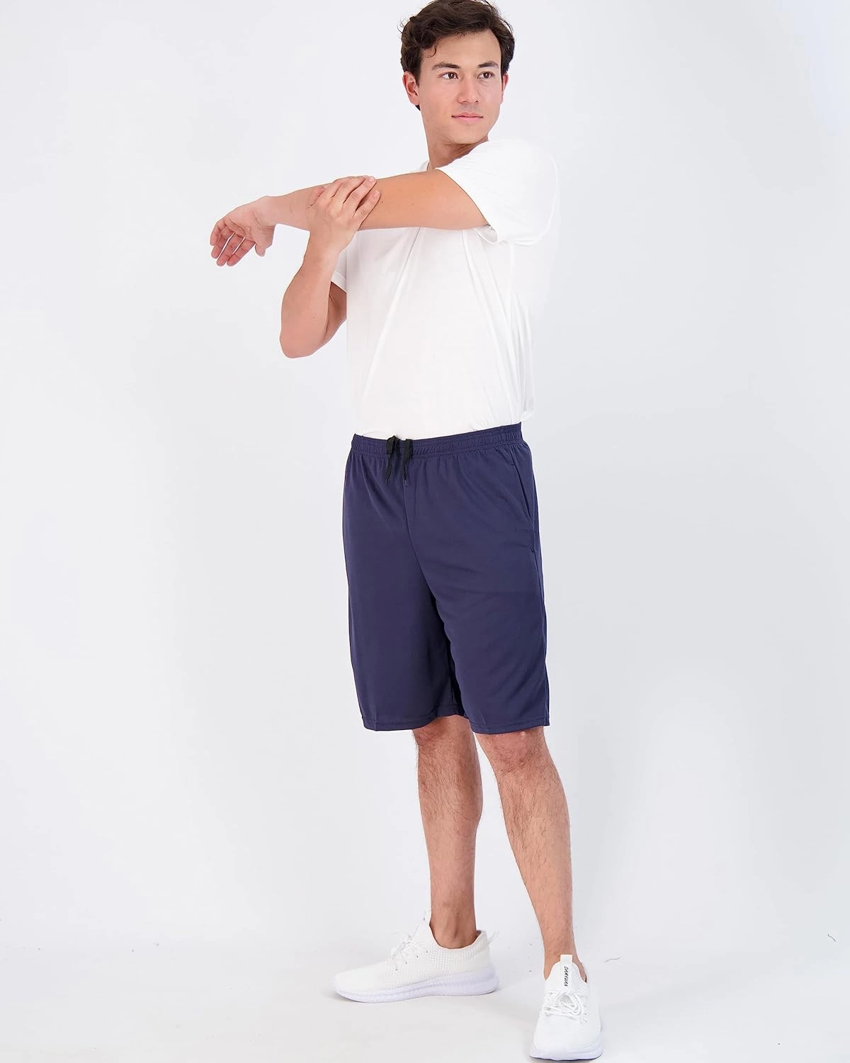 Real Essentials 3 Pack: Men's Mesh Athletic Performance Gym Shorts with Pockets (S-3X)